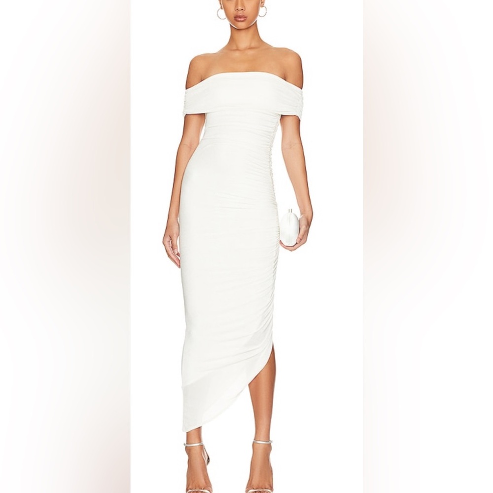 Mishka Strapless White Dress NWT
